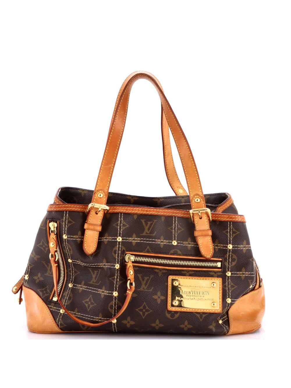 Louis Vuitton Riveting Handbag Canvas #306963L11B